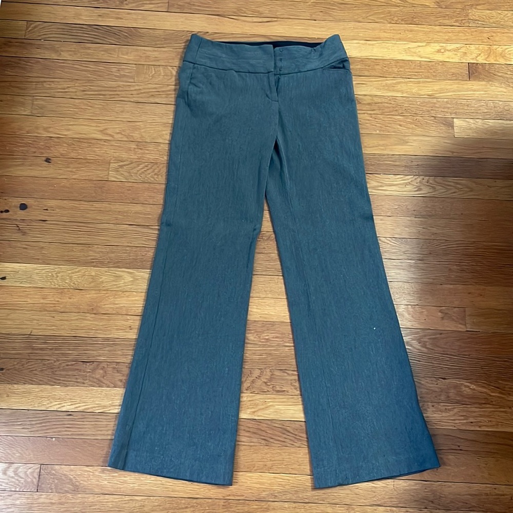 Express size 2 regular gray editor cut dress pants